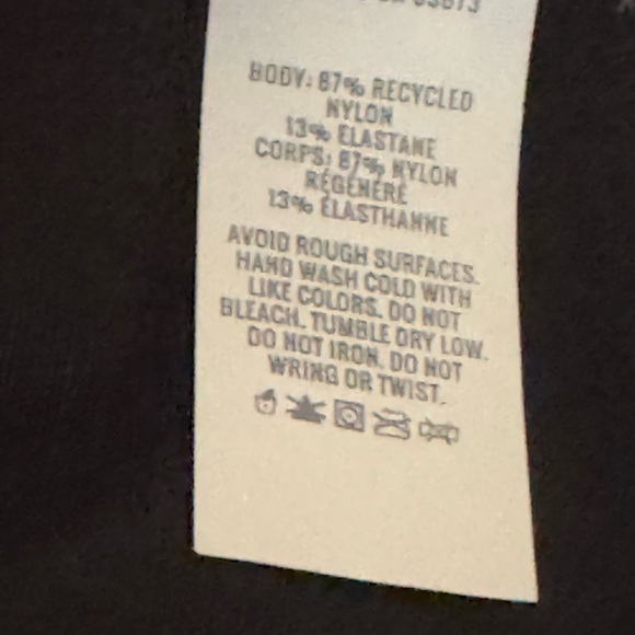 AA-492 Aerie NWT High Cut Cheeky Black Summer Swim Bikini Bottoms Size XS - Picture 11 of 12